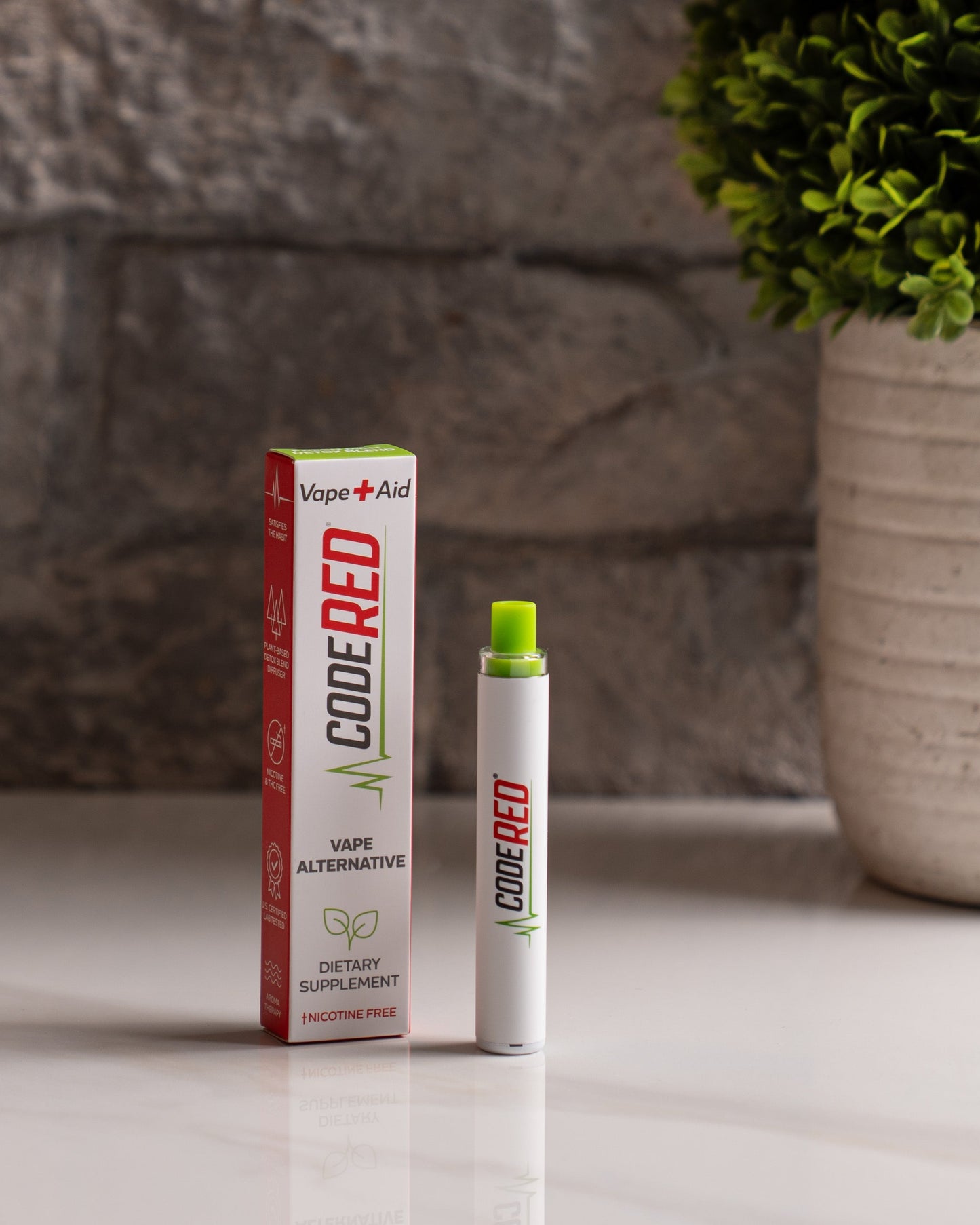 Vape+Aid | Nicotine-Free Vape Alternative (Plant-Based Diffuser) | Code Red CodeReddrops Vape+Aid | Nicotine-Free Vape Alternative (Plant-Based Diffuser) | Code Red CodeReddrops