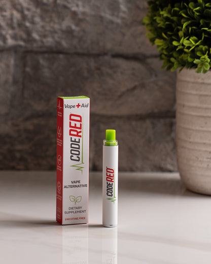 Vape+Aid | Nicotine-Free Vape Alternative (Plant-Based Diffuser) | Code Red CodeReddrops Vape+Aid | Nicotine-Free Vape Alternative (Plant-Based Diffuser) | Code Red CodeReddrops